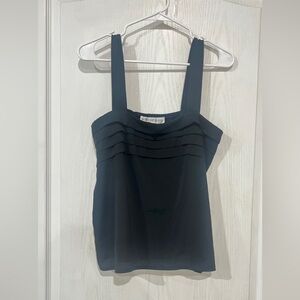 Vintage Edith Strauss Black Sleeveless Top